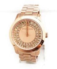 Michael Kors Women's Runway Baguette Crystals Rose Gold 